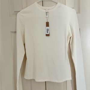 SKIMS cotton jersey long sleeve in marble